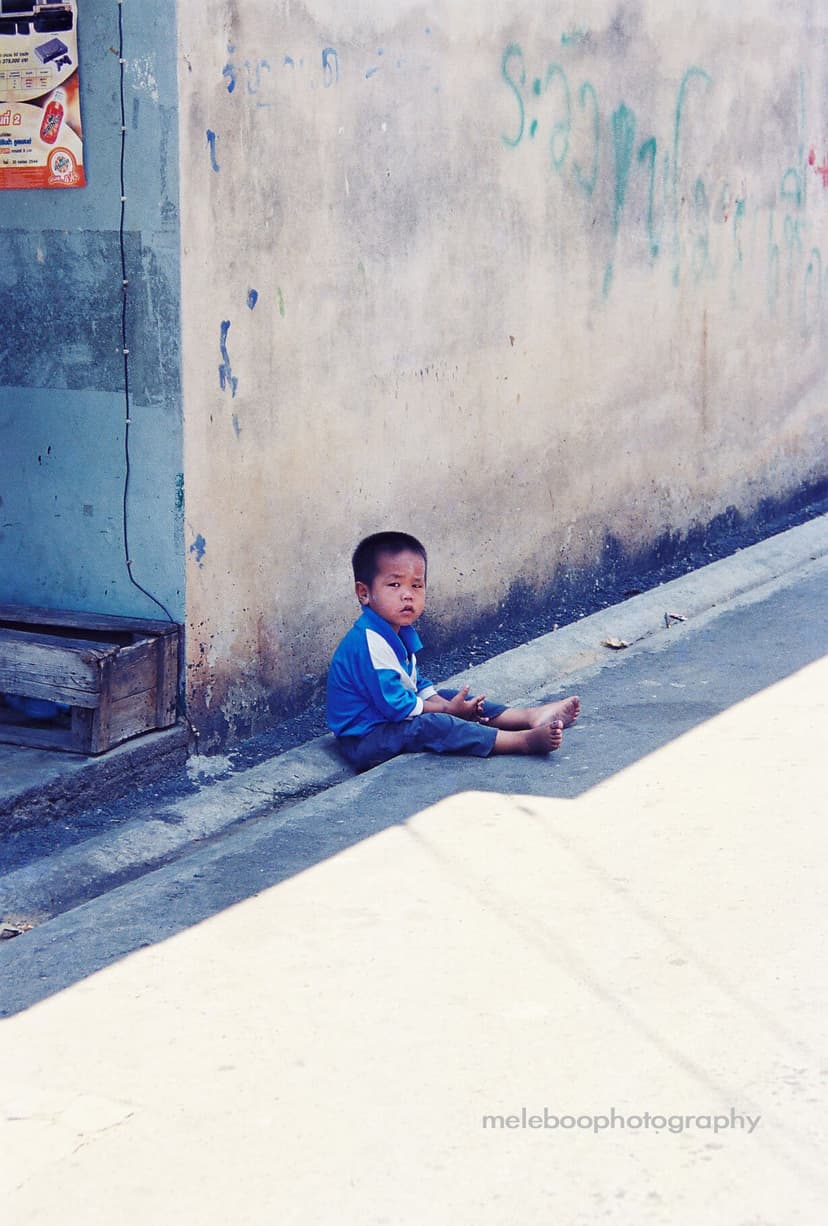 boy in Kanchanaburi